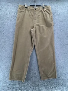 Pantalones de Carpintero TODD SNYDER Hombre 34x30 (36x30 Actual) Beige Calce Relajado LEER - Imagen 1 de 21