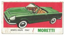 1961 TOPPS SPORTS CAR #15 MORETTI ITALY G-VG RARE L@@K
