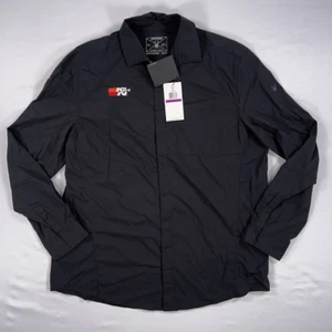Spyder Shirt Men’s XXL – Black Absolute Long Sleeve – K&N Embroidered Logo – NWT - Picture 1 of 11