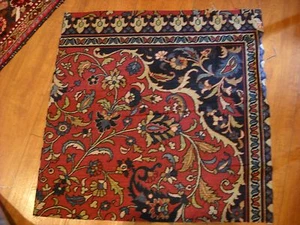 Ralph Lauren POET'S SOCIETY RUG Euro Panels FABRIC (20)  27 1/2"w X27"l New - Picture 1 of 6
