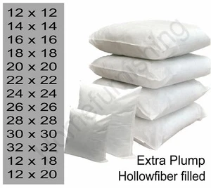 Filled Cushion Inner Inserts Pads Large Hollowfibre 18 22 24 26 28 30 Inch Cover - Picture 1 of 9