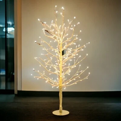 LOTTI IMPORTEX Lotti Albero natale Ramo TIGLIO Champagne H90cm 240 MicroLED 4m+ø50xH90cm