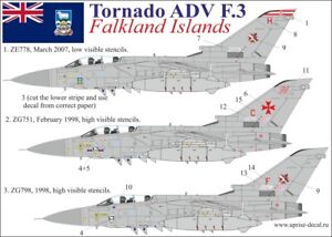 1:72 Decal Panavia Tornado ADV Falkland Islands UpRise Decal URS7213L