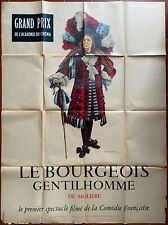 Poster The Bourgeois Gentleman Molière Jeans Meyer Louis Seigner 47 3/16x63in
