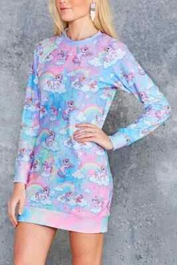 BlackMilk So Cute I Could Puke Sweater Dress Size Medium M NEW NWT - Picture 1 of 7