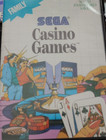 Juegos de casino (1989) Sega Master System (módulo, caja) juego clásico que funciona