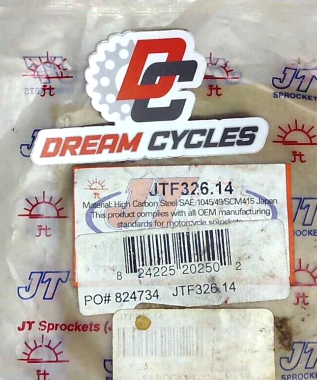 NUEVO piñón delantero de acero Honda CR125R 87-03 JTF326.14 ENVÍO RÁPIDO Foto 1 de 1