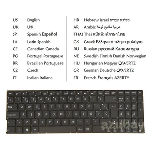 Keyboard for Asus R515M R515MA R51L R51LD R51LN R554L R554LA R554LD R556L R556LA - Picture 1 of 28