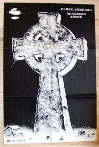 BLACK SABBATH : headless cross : altes Faltposter : Vintage !!! - Bild 1 von 1