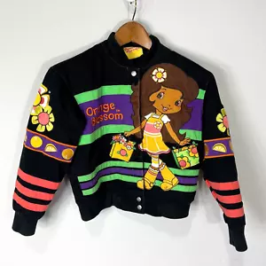 Vintage Strawberry Shortcake Racing Jacket Orange Blossom Medium Good Condition - Picture 1 of 18