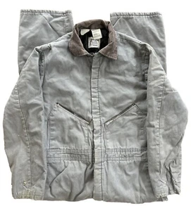 VTG Walls Zero Zone Snow Snowmobile Ski Suit Duck Canvas Mens Large Mechanic - Picture 1 of 6