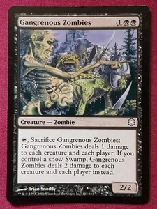 Magic The Gathering COLDSNAP THEME DECK GANGRENOUS ZOMBIES card ICE AGE MTG - Picture 1 of 2