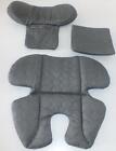 Egg Shell car seat head support & body insert pad inlay Quartz - Grey