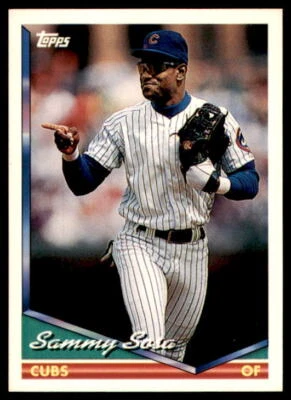 1994 Topps Baseball Card #725 Sammy Sosa CHICAGO CUBS MINT  - Image 1 of 2