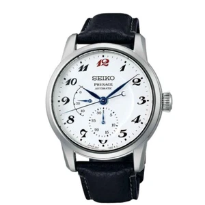 Seiko Presage Craftsmanship Series White Dial Leather Strap Watch SPB401 - Picture 1 of 1