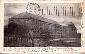 Postal de la Escuela de Práctica y Entrenamiento CHICAGO NORMAL ENGLEWOOD, Chicago c1906 - Imagen 1 de 2