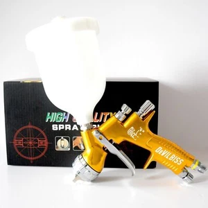 Gti Pro LITE Gravity Spray Paint Gun 1.3 mm 600 ml Cup Air Tool Golden - Picture 1 of 7