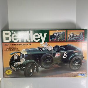 MPC The Bentley 1930 4 1/2 Liter Racing Car 1/12 Scale Sealed Plastic Model Kit