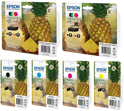 Original Epson 604 Patronen 640XL Multipack Ananas SET Tinte Druckerpatronen OVP - Bild 1 von 4
