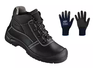 Zapatos de trabajo S3 zapatos de seguridad zapatos de construcción tapa de acero suela de acero cuero 37-50 - Imagen 1 de 5