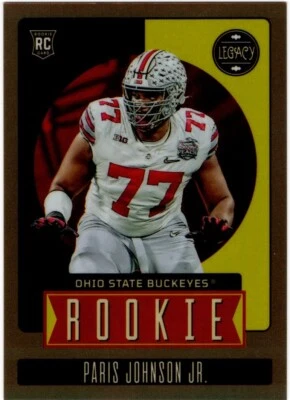2023 Legacy Football Paris Johnson Jr. RC BRONZE /100 - UNLIMITED SHIPPING $4.00 - Image 1 of 2