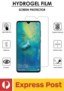 Protector de pantalla de cobertura completa antiarañazos con película de hidrogel Huawei Mate 20 - Imagen 1 de 6
