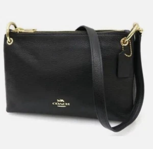 Coach F76645 Mia Shoulder Bag £199 Crossbody Pebble Leather,Original From Coach - Picture 1 of 5