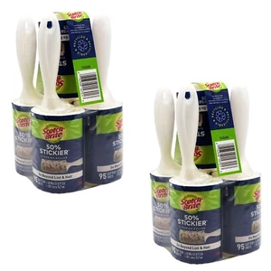 10x 3M Scotch Brite Lint & Hair Fluff Dust Remover Cleaning Roller 95 Tear Sheet - Bild 1 von 11