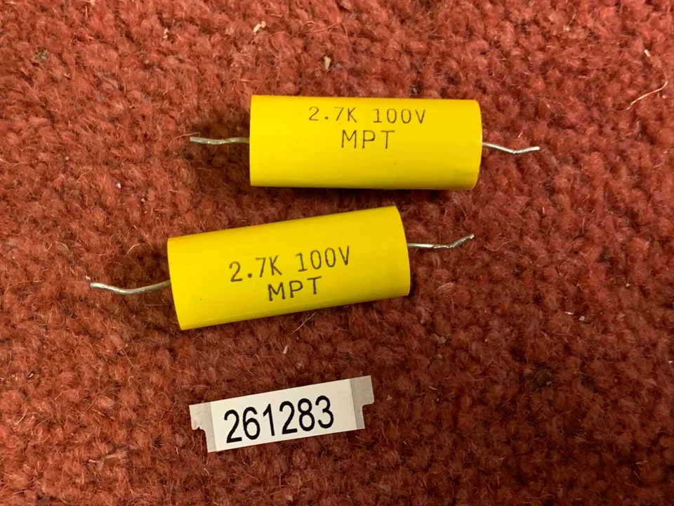Par de condensadores ex TANNOY Professional 2.7uF 100V, crossovers ideales (261283) Foto 1 de 1