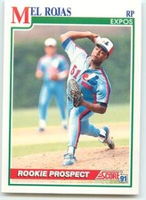 1991 Score #729 Mel Rojas  Montreal Expos