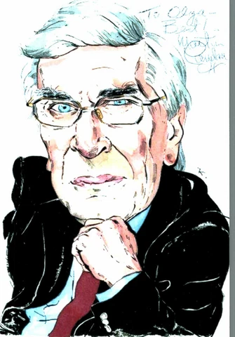 Martin Landau Original Signature On Fotoprint Card 10x15 - Nr.6318 Cover