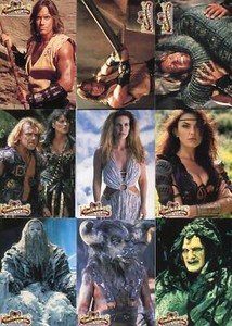 Hercules The Legendary Journeys Embossed Chase Card Set E1 thru E9 Topps 1996