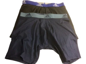 Adidas Men’s 2 Pack Small Boxer Brief Quick Dry Fabric Underwear - Picture 1 of 1