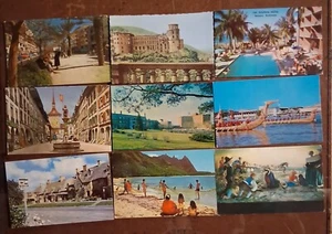 World Wide Lot of 18 1960's-1970's Color Photo Print Postcards Most are Posted - Picture 1 of 6