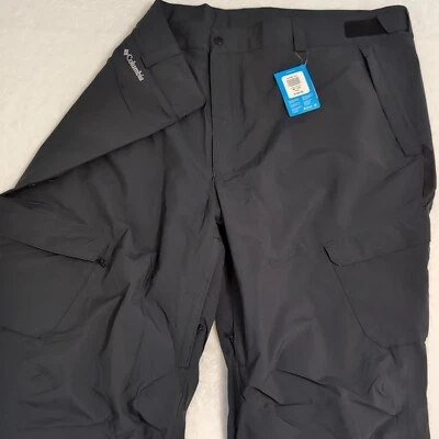 "Pantalones de esquí/nieve Columbia Omni-Tech Powder Stash caqui para hombre talla 6X entrepierna 36""" Foto 1 de 4