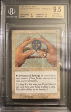 Rune Of Protection Lands - BGS 9.5 GEM MINT- Urza's Saga - MTG - Vintage Legacy