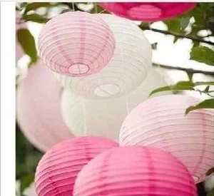 Charmed 5/10 pieces 8" 10" 12" Chinese Paper Lantern Wedding Party Decoration - Picture 1 of 27