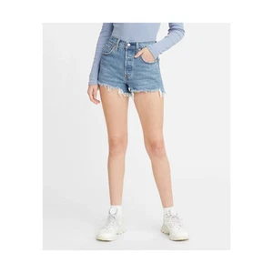 Levi's 501 Original Fit High-Rise Women's Jean Shorts - Picture 1 of 24
