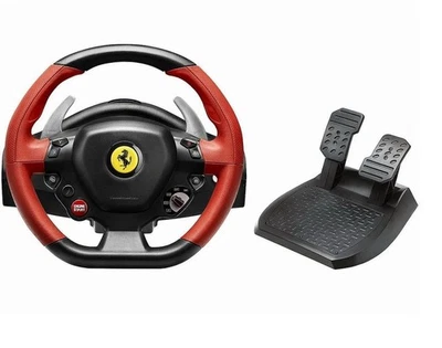 Thrustmaster - Ferrari 458 Spider Racing Wheel for Xbox One - Black/Red/Yellow - Image 1 of 2