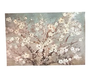 34” X 23” Dogwood In Spring By Danhui Mai Print On Canvas - Image 1 of 4