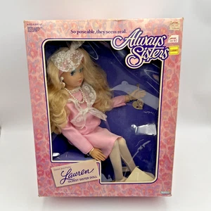 Vintage 1988 Kenner Always Sisters Lauren älteste bewegliche Puppe 22 Zoll in Box Neu ohne Verpackung - Bild 1 von 13