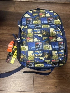 JURASSIC Animals  Kids 17" Laptop Backpack Padded Shoulders Padded Back - Picture 1 of 3