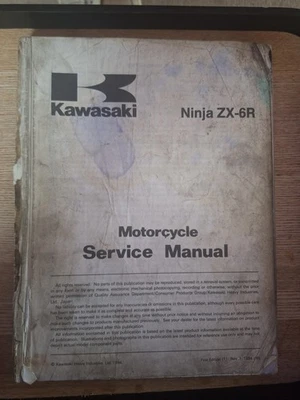 Kawasaki Genuine Workshop Service And Repair Manual Zx-6R - Image 1 of 4