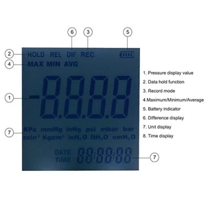Digital Differential Pressure Gauge High-precision Pressure Gauge Pressure Tes - Picture 1 of 21