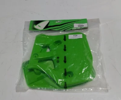 1988-2002 Kawasaki KX125 KX250 KX500 UFO Plast Green Radiator Covers 116303 - Image 1 of 4