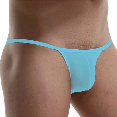 Men's Sexy Nylon Briefs Cool Ice Silk Low-rise Underwear Bikini Pouch Panties - Image 1 of 4