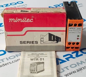 NEW MINILEC WTR D1 WINDING TEMPERATURE PROTECTION 415V AC RELAY WTR-D1 - Picture 1 of 7