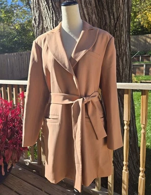 Jaqueta Anthropologie Mare Classic Tie Blazer Feminina Tamanho Médio Excelente Estado Usado - Imagem 1 de 4