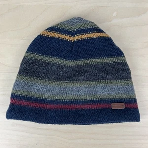 Fat Face Herren Wollmischung Winter Beanie Mütze gestreift mehrfarbig - Bild 1 von 6
