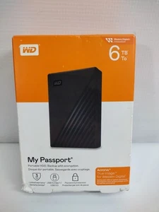*NEW* WD My Passport 6TB External Portable Hard Drive / Ships Fast! - Photo 1/6